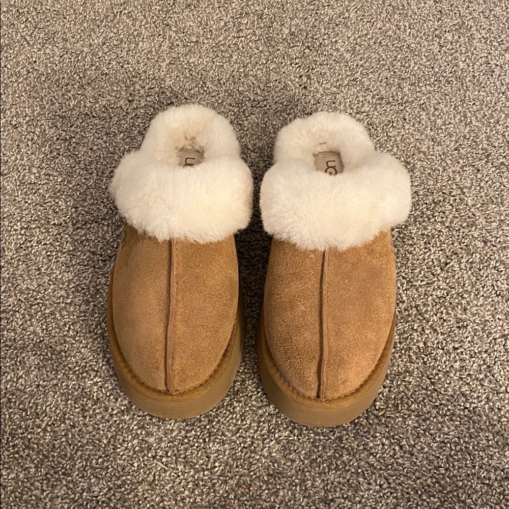 Women's Disquette Ugg Slippers in Chestnut Size 7 - Picture 8 of 12